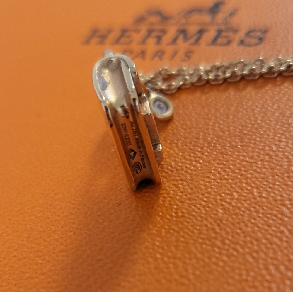 18K Rose gold Hermes Constance necklace - Picture 10 of 10